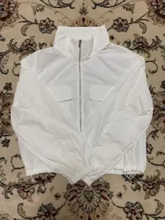 GUテックダブルポケットブルゾンホワイトSライトアウター