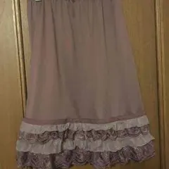 axes◎ブラウンミディ丈スカート