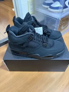 NIKE AIR JORDAN 4 RETRO BLACK CAT27.5㎝ - メルカリ