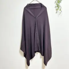 GU ジーユーポンチョ ケープ カーディガン 3way マフラー 膝掛け 羽織り