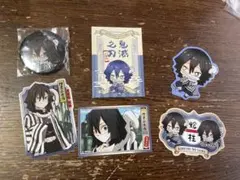 鬼滅の刃　鬼滅　まとめ売り　ダイカットステッカー　シール　缶バッチ　伊黒小芭内