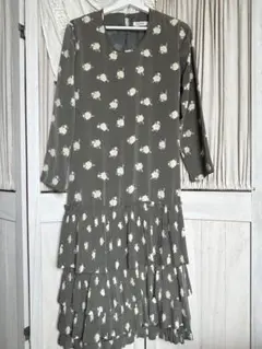INGEBORG フラワープリント ワンピース