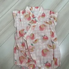 ベビーロンパース80cm キッズ甚平100cm