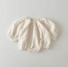 長袖ロンパース　韓国子供服　淡色　80