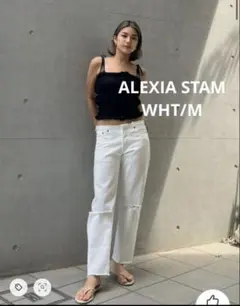 ALEXIA STAM ストレートデニム ホワイト Mのサムネイル