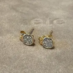 Eterille Pt900 ダイヤモンドピアス0.32ct パヴェ ミル打ち Eterille Pt900 ダイヤモンドピアス0.32ct パヴェ ミル打ち - メルカリ