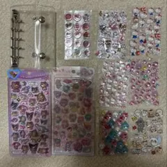 シール帳　完成品　サンリオ　ボンボンドロップ　ぷくぷくシール　しずくちゃん