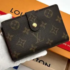ルイヴィトン モノグラム ポルトモネビエ ヴィエノワ がま口 財布 箱