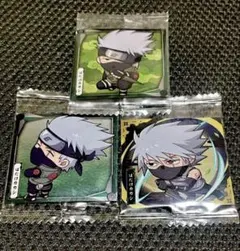 NARUTO忍界シールウエハース　はたけカカシ　３種３枚セット　未開封②