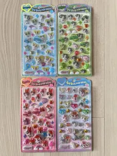 正規品　パワーパフガールズ うるちゅるポップシール POPSEAL ４枚セット