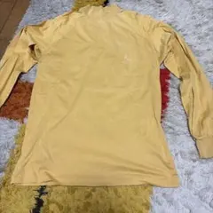 70.sTroy Bros イエロー ハイネック ロンTメンズMサイズ