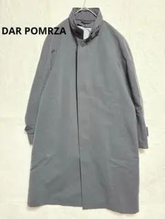 【DAR POMRZA】美品✨ステンカラーコート チャーコール94-A4 メンズ