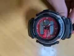 CASIO G-SHOCK アナデジ 腕時計 ブラック レッド　電池切れのサムネイル
