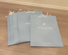 WEDGWOOD ショップ袋 9枚セット 水色