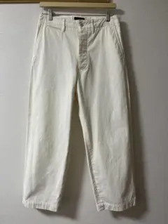 アボンタージ アイボリー ワイドチノトラウザー XSサイズ