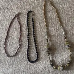 ネックレス3本セット　ジャンク