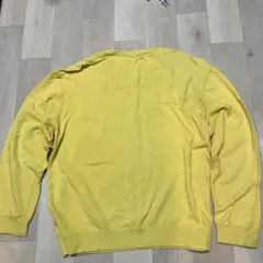 【ビッグサイズ美品】Papas パパス スウェット イエロー クルーネック XLのサムネイル