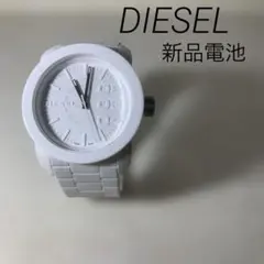 DIESEL 腕時計　新品電池　DZ1436 フランチャイズ　ホワイト