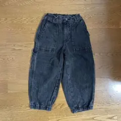 GU ブラックデニム110