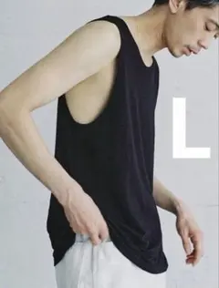 Linen Tank Top ASH BLACK Lサイズ LIDNM Linen Tank Top Ash Black - メルカリ