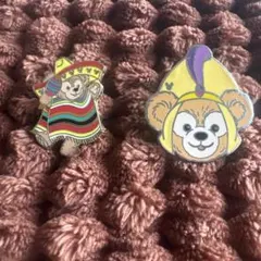 香港ディズニー限定 ダッフィーフレンズ ピンバッジ ピントレ用 - メルカリ