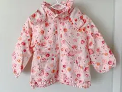 ビケットクラブ　花柄アウター　90