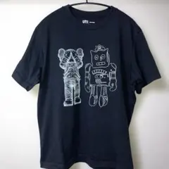UT クマとロボット Tシャツ ブラック