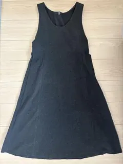 UNIQLO ユニクロ ブラッシュドジャージージャンパースカート