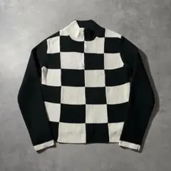 90s TommyHilfiger checkered flag sweater