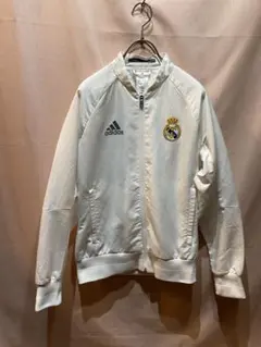 adidas レアル・マドリード トラックジャケット　白　ホワイト　S メンズ