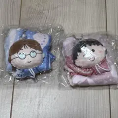 ちびまる子ちゃん　ハンカチ　ガチャガチャ　まるちゃん　たまちゃん