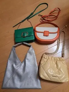 バックまとめ売り⭐小さめ ショルダーバッグ、トートバッグ カラーバッグ