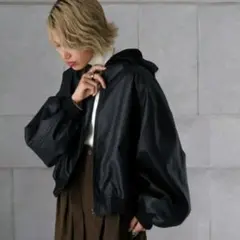 【試着のみ】antiquaレザージャケット