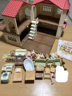 シルバニアファミリー 赤い屋根の大きなお家セット