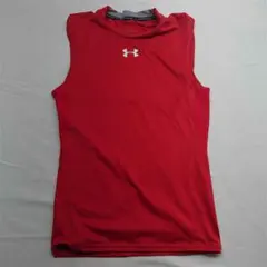 ?アンダーアーマー ノースリーブコンプレッションシャツ レッド系 メンズ MD