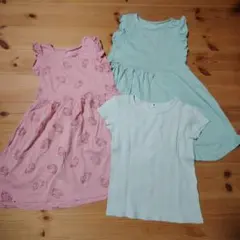 H&M オーガニックコットン ワンピース 2色セット