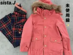 未使用級✨sista.Jスキー スノボ ウェア 上下セット レディース　チェック