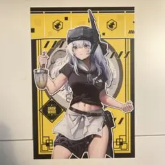 コラボ 勝利の女神：NIKKE 野郎ラーメン ポスターカード スノー