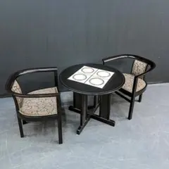 モリシゲ　メヌエット　3点　カフェテーブル　応接セット　テーブル　椅子　チェア