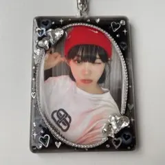 トレカキーホルダー　韓国　トレカ　レジン　デコ　硬質　ケース　トレカケース　ht