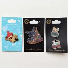 【非売品有】ディズニーランド周年記念ピンバッジ ピンズセット20・25・30周年