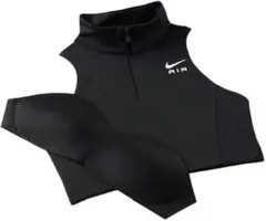 NIKE パット入り ブラトップ スポーツ レディース L ブラック トップス