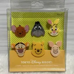 【新品】 プーさん クリップ 6個セット ティガー ピグレット ディズニー