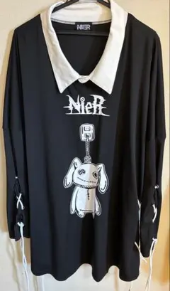 NieR CLOTHING 長袖シャツ ビッグシルエット
