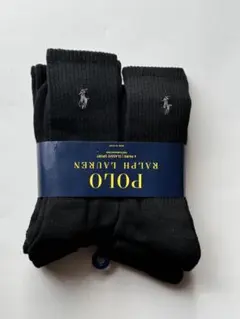 Polo Ralph Lauren ブラックソックス 6足セット