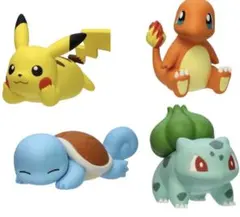 ポケットモンスター チョコエッグ　カントー御三家＋ピカチュウ4点