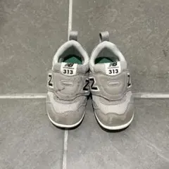 ニューバランス 13センチ 313 グレー キッズ