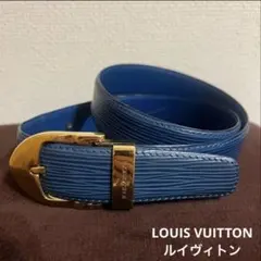 LOUIS VUITTON エピ ベルト レッド ゴールド金具 - メルカリ
