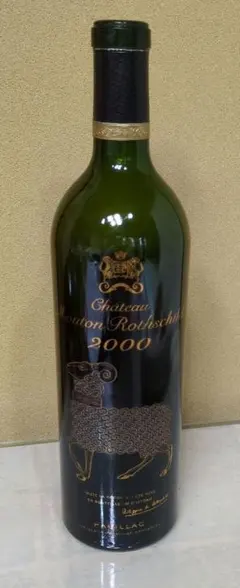 高級ワイン空き瓶 Chateau Mouton Rothschild 2000 - メルカリ