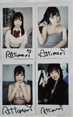 朝田ひまり 直筆サイン入りチェキ・カード - メルカリ
